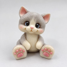 Силиконовый молд 3д Котик