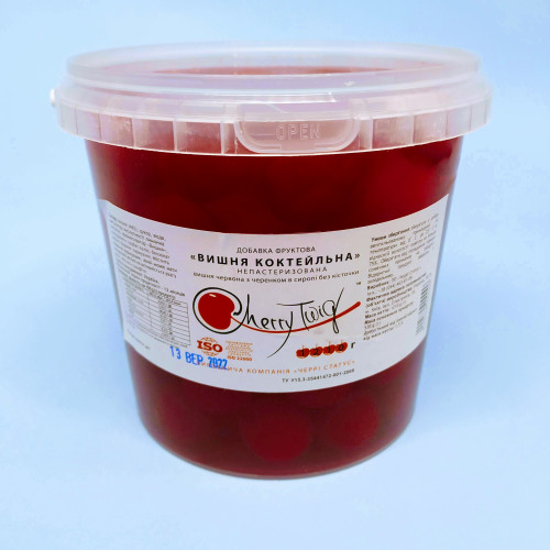 Коктейльна вишня Cherry Twig червона - 1 л