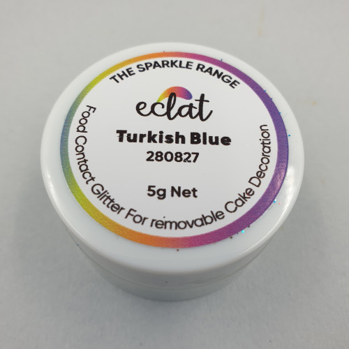 Кондитерські блискітки Eclat Turkish Blue Сині 5 г