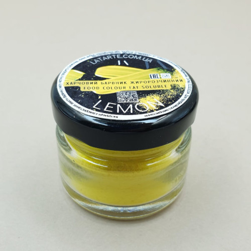 Барвник жиророзчинний сухий Latarte Lemon 30 мл