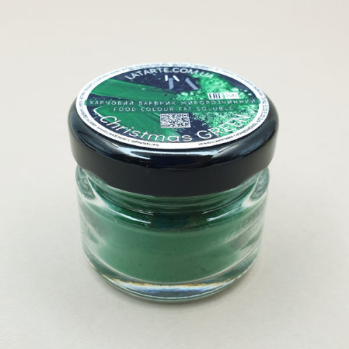 Барвник жиророзчинний сухий Latarte Christmas Green 30 мл
