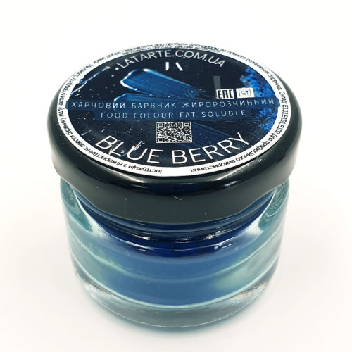 Барвник жиророзчинний сухий Latarte Blue berry 30 мл