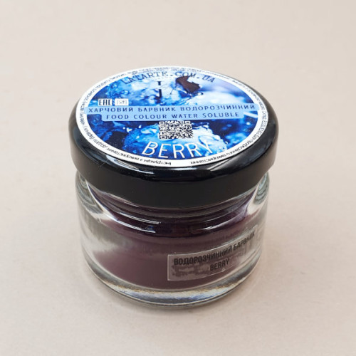Краситель водорастворимый порошковый (сухой) Ja Latarte Berry 10 г