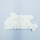 Силіконовий молд Happy Birthday 4.8х8.0 см