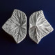 Силиконовый вайнер Лист плюща 6.6х4.7 см