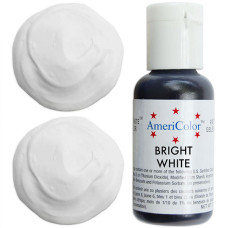 Гелева фарба AmeriColor Яскраво-біла/Bright White 21 гр