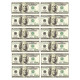 Вафельна картинка 100 доларів США 12 шт (А4)